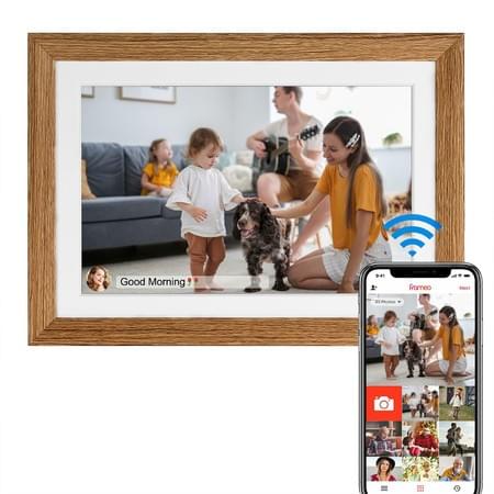 Smart WiFi Digital Photo Frame 1280x800 IPS LCD Touch Screen,Auto-Rotate 32GB Memory
