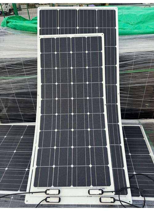 Flexible 100 W solar module for Boats Caravans Balcony Rails