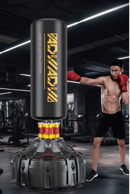 170cm Hydraulic Free Standing Punching Boxing Kicking Bag Stand Black