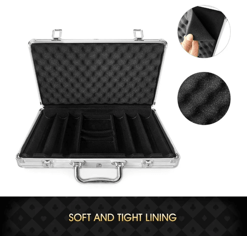 Aluminium Case for Casino Chips & Dice – Trolley Style