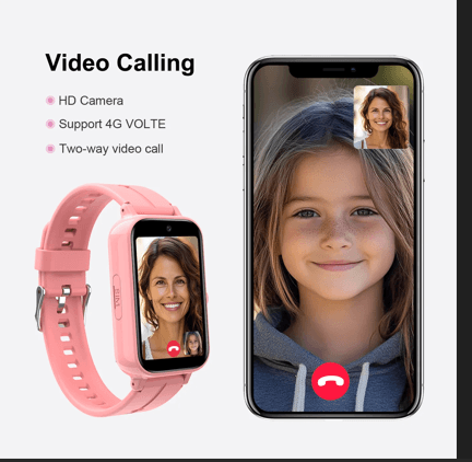 4G Volte Smart Watch SOS Call HD Fitness GPS