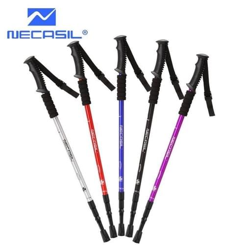 Trekking Pole Walking Stick Anti Shock Telescopic Hiking Poles