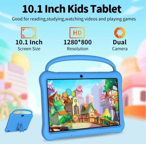 Android 13 Tablet 10.1 Inch Kids Tablets with 4GB RAM 64GB ROM Parental Control (SKCHARMO TEGHZDQ )