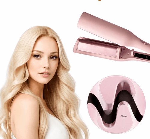 Pink 32 mm Wave Curling Iron