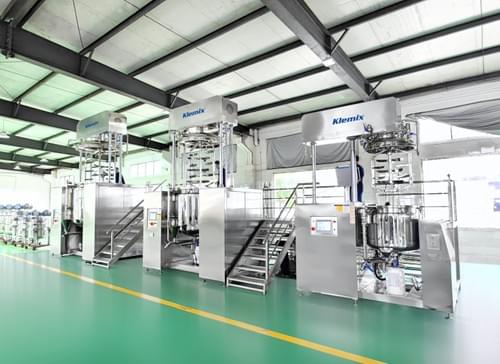 cosmetic cream vacuum emulsifying mixer