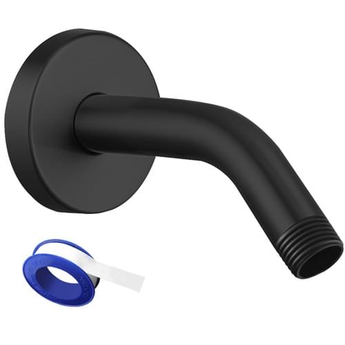 Shower Arm with Flange (Matte Black)