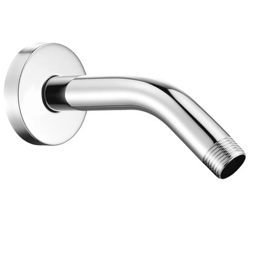 6" Shower Arm with 2.5" Flange, Wall Mount Replacement Shower Head Arm For Fixed and Handheld Shower