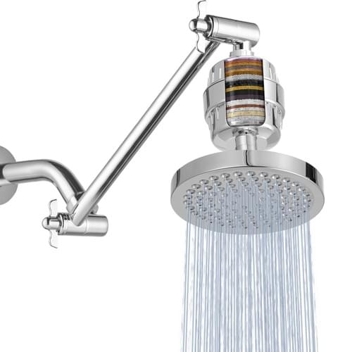 6" Filtered Shower Head with 11" Extension Arm