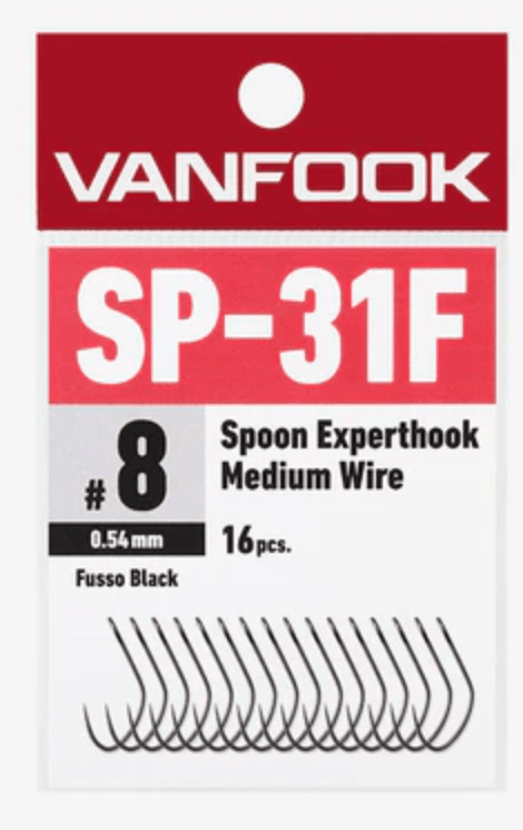 Vanfook SP-31F Barbless Spoon Hook – Medium Wire