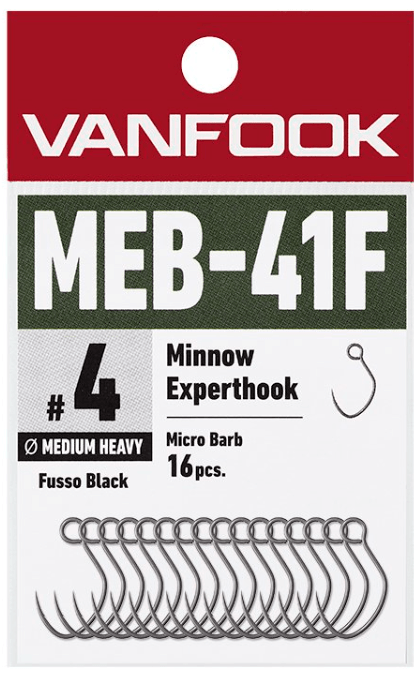 VanFook MEB-41F Minnow Expert Medium-Heavy – Size #8 (16-pack)