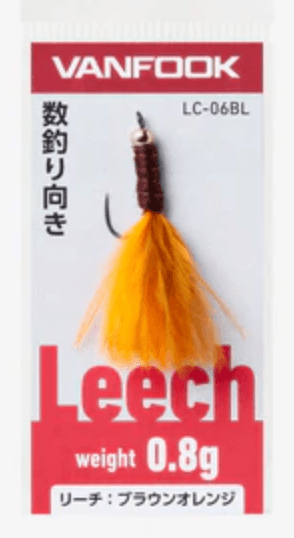 VANFOOK FEATHER JIG LEECH 0.8g ULTRALIGHT