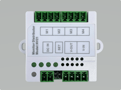 Monitor Distributor for 2 Wire Video Intercom System
