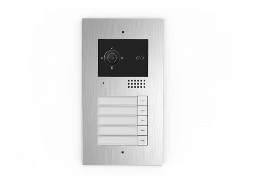 2 Wire Apartment Doorbell with 5 Call Buttons & RFID Access