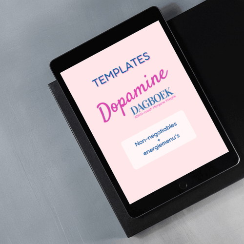 ADHD Template | Non-negotiables + energiemenu’s