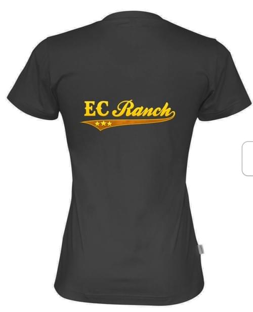 T-shirts met logo EC Ranch