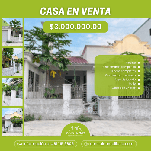 CASA EN VENTA - Zona Centro, Ciudad Valles, S.L.P.