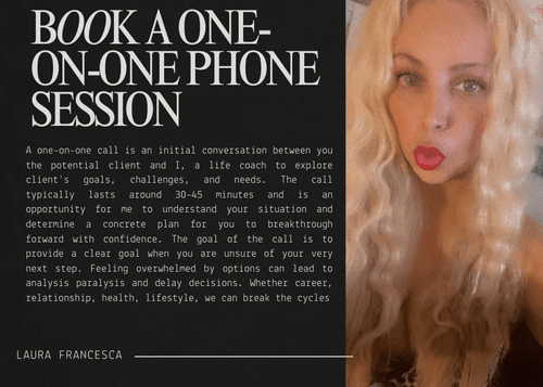 One-On-One LIVE Phone Consultation 