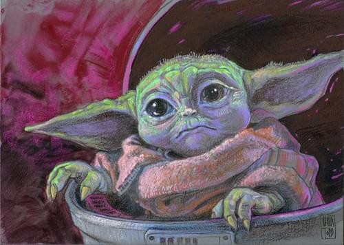 Grogu (the Child) from The Mandalorian