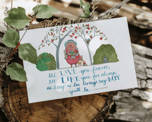 I'll Love You Forever - Pack of 10 Greeting Cards (US & CA) Plus Envelopes