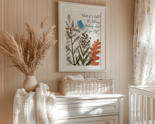 Inspirational 'What If You Fly?' Fine Art Print