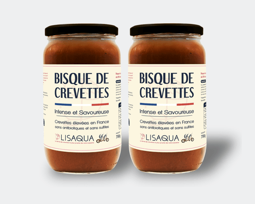 Bisque de crevettes Lisaqua - lot de 2 bocaux