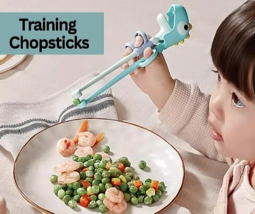 EasyChop儿童训练筷:三步轻松学夹菜,宝宝上手快