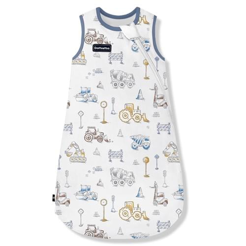 竹纤维棉混纺婴儿睡袋 - 拖拉机图案款