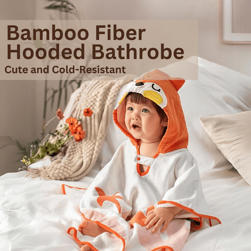 Bamboo Bloom 宝宝抗菌竹纤维浴巾披风