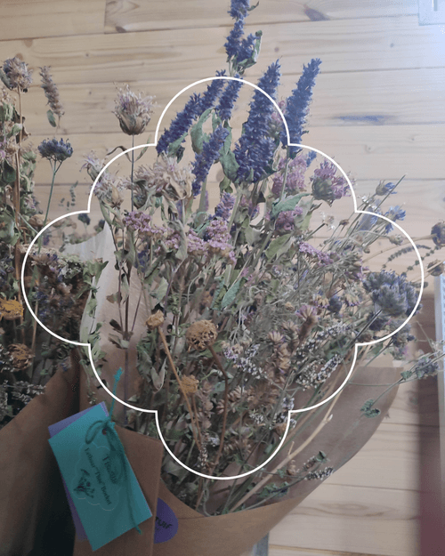 gedroogd eetbaar "thee" boeket