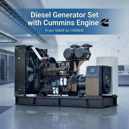 Diesel Generator Set with Cummins Engine From 50kW to 1000kW