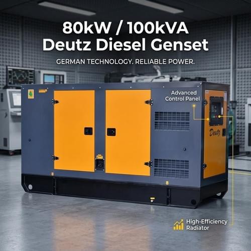80kW/100kva Deutz Diesel Genset