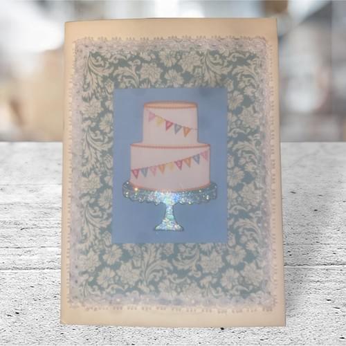 Lace Blue Cake