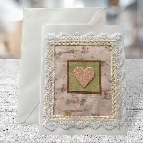 Rustic Lace Heart