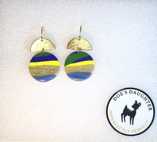 Oceanic Blue Earrings #1660