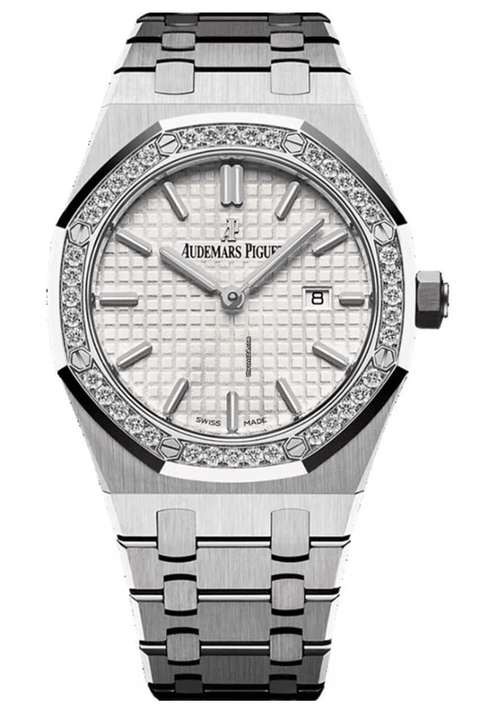 Audemars Piguet Royal Oak white dial ice