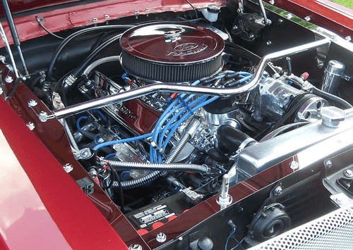 Item #291 1964-1966 Mustang Engine Bay Dress Up Kit POLISHED STAINLESS STEEL SHOW QUALITY