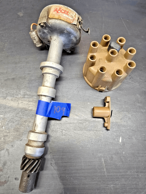 Item #169 ACCEL Dual Point Distributor Chevy RATROD SBC BBC w/ Upper Bearing Support