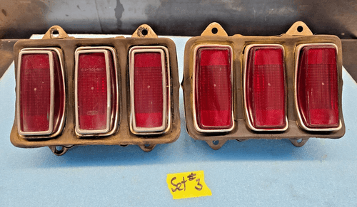 Item #400 1969 69 Ford Mustang Tail Light Housing Assemblies ONE PAIR #STK 3