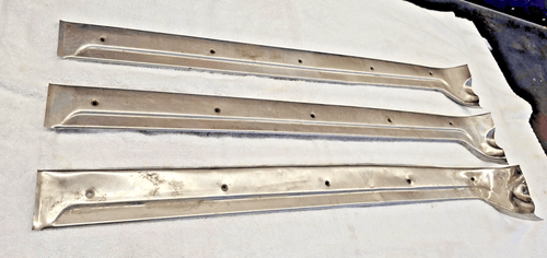 Item #96 1958 1959 1960 Corvette sill plates, pass / left hand side, sold as a lot of 3