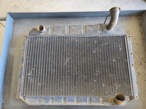 Item #85 C1 Corvette Harrison radiator OEM 1955 1956 1957 1958 1959 1960 1961
