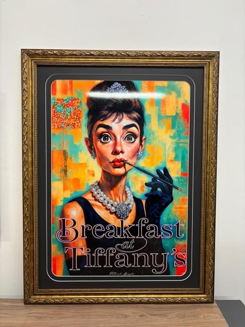Breakfast at Tiffany’s – Edição Phygital  com moldura e figital