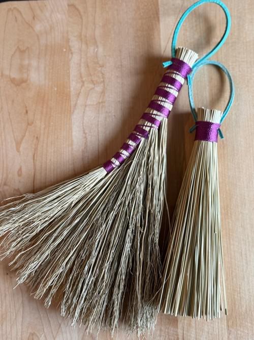 Handmade Turkey Wing Broom With Cake Tester
