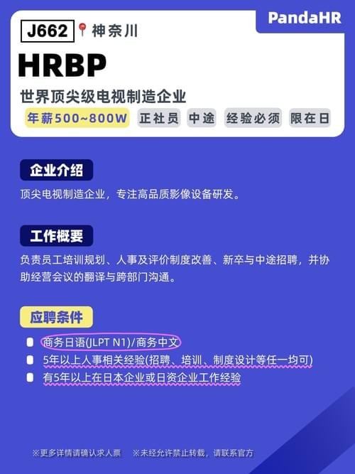 【J662】HRBP|500-800W|神奈川
