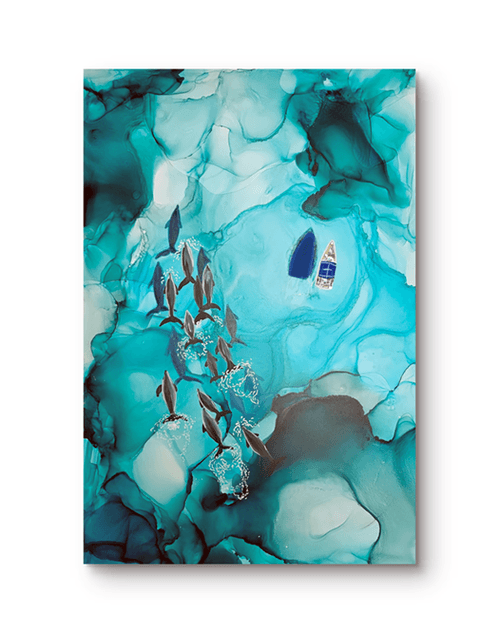 'Quiet Migration' Original Painting | Andrea Dell Art