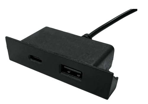 TUS-11BL(Surface-Mounting Extension Cord with 1 USB + 1 Type C)