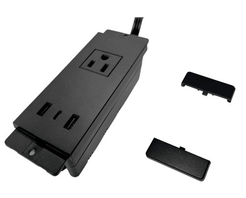 PDU-121-00B(Embedded Extension Cord with 1 AC + 2 USB + 1 Type C)