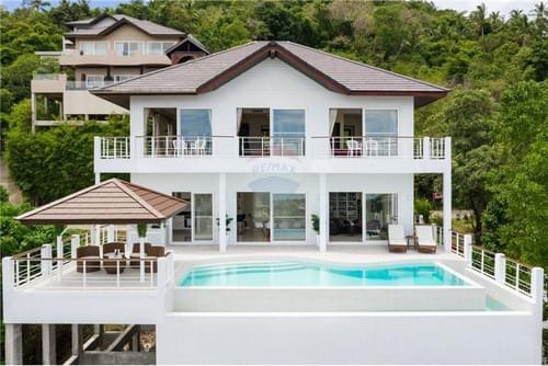 Ultra-Private 6-Bedroom Villa with Panoramic Sea & Jungle Views — Bophut, Koh Samui