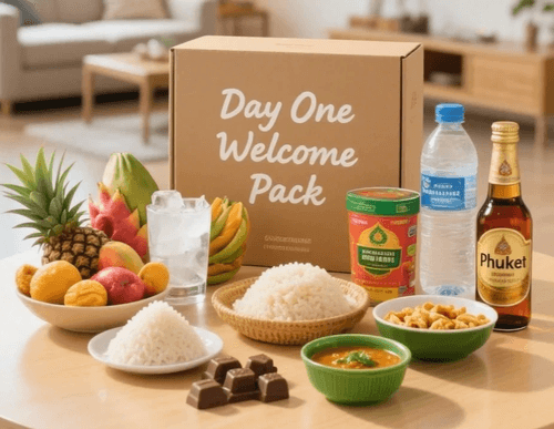 Day One Welcome Pack: Refreshement and Essentials