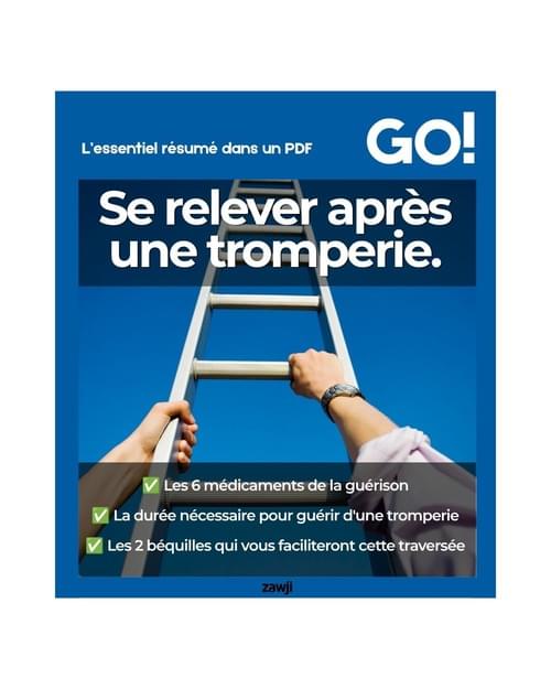 Se relever après une tromperie