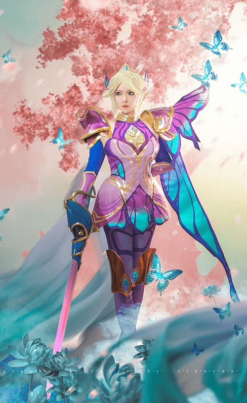 League of Legend Flower Fairy Karma Cosplay Costume - Free Customize Size